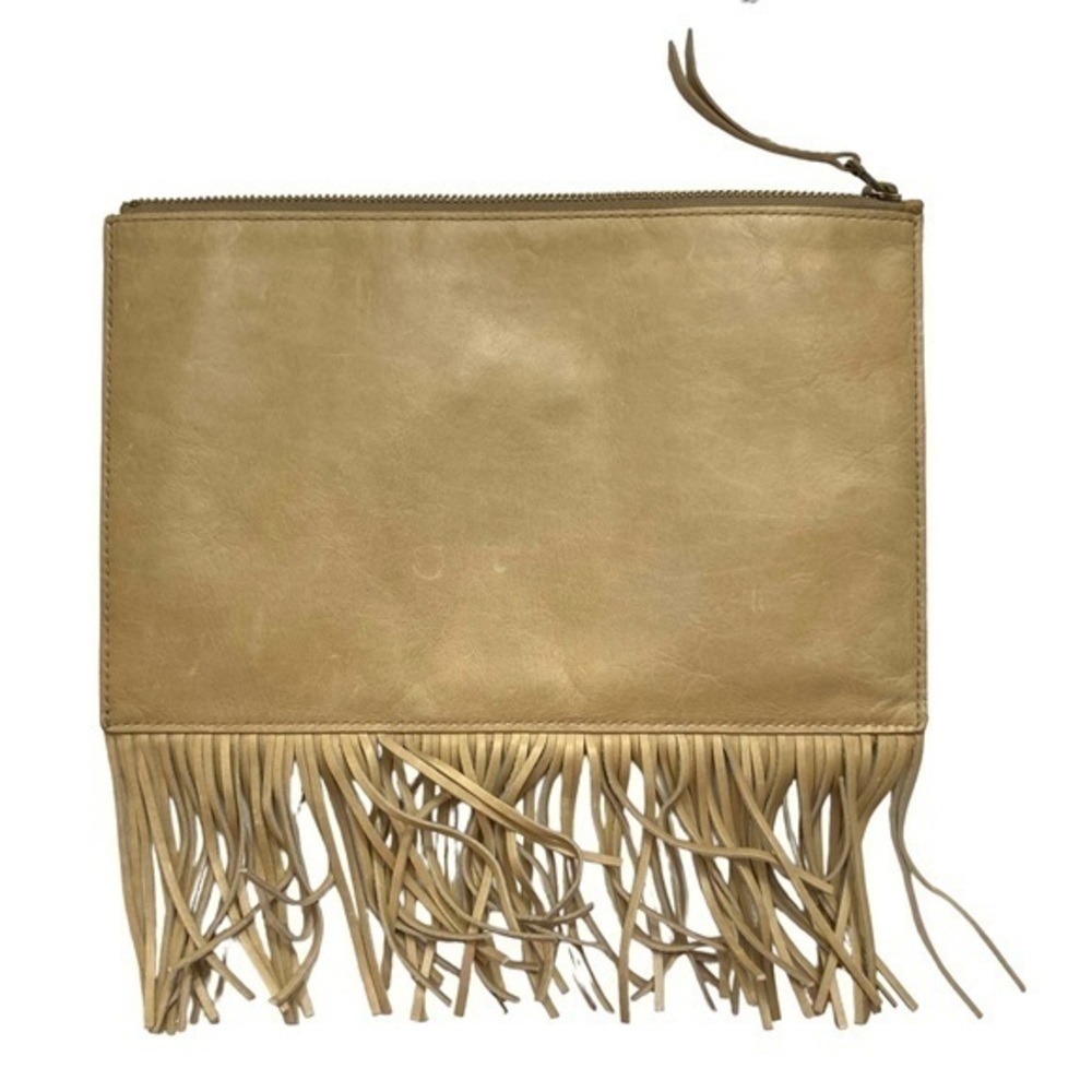 Madewell fringed clutch bag - Picture 2 of 5